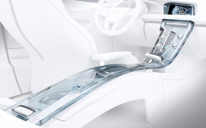 Volvo S60 concept met Orrefors interieur