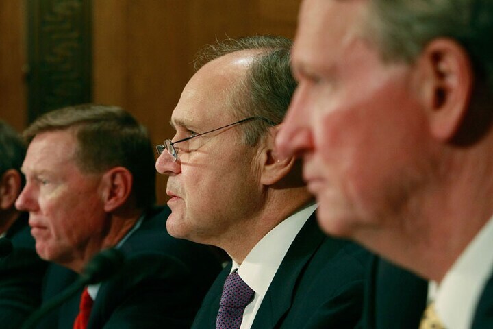 Alan Mulally (Ford), Nardelli (Chrysler), Wagoner 
