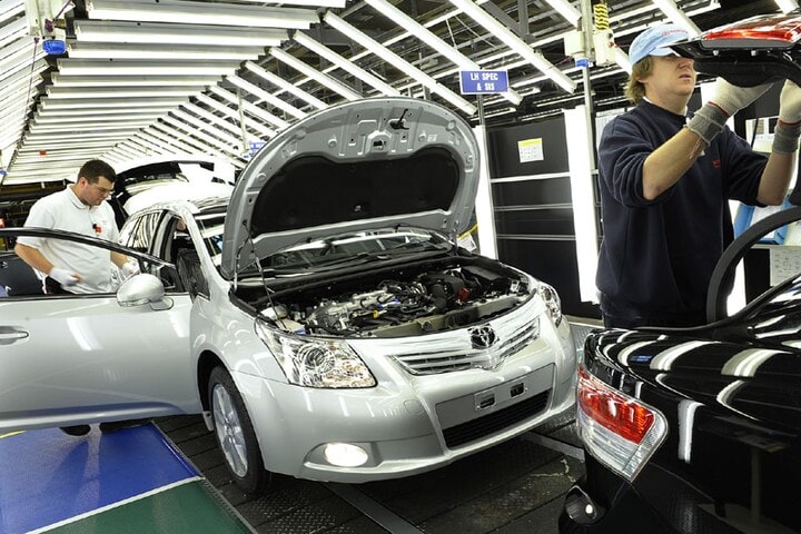 Toyota Avensis productie