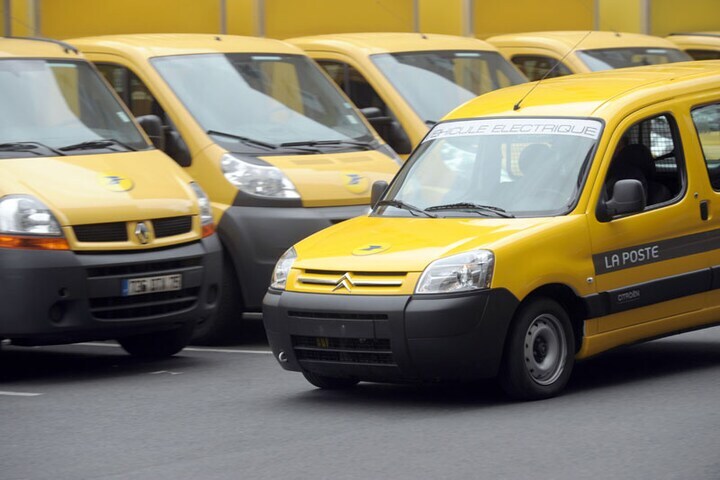 De vloot van La Poste  | Foto: ANP/AFP