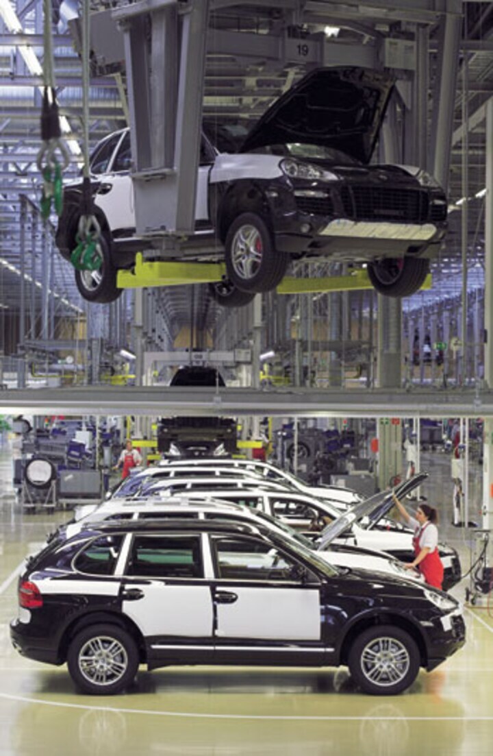 Porsche Cayenne-productie Leipzig