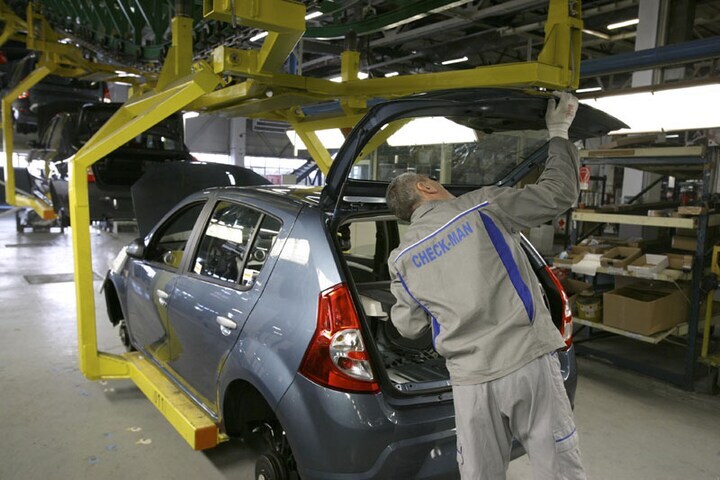 Dacia Sandero-productie Pitesti