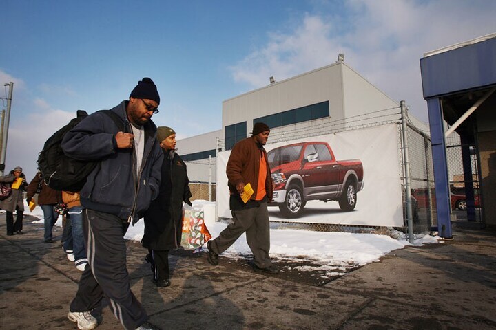 Dodge-fabriek in Warren, Mi | Foto: ANP/ AFP