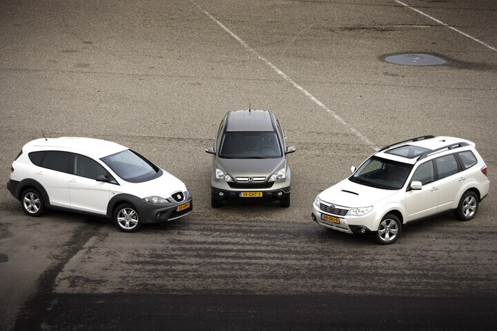 Seat Altea Freetrack-Honda CR-V-Subaru Forester