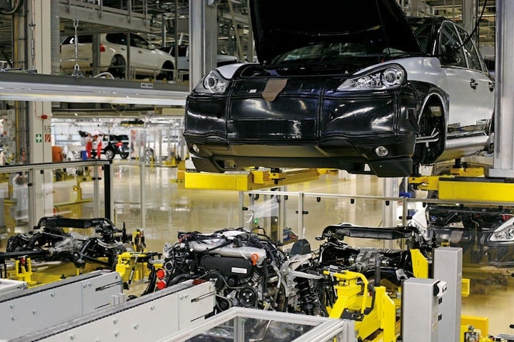 Porsche Cayenne diesel-productie in Leipzig