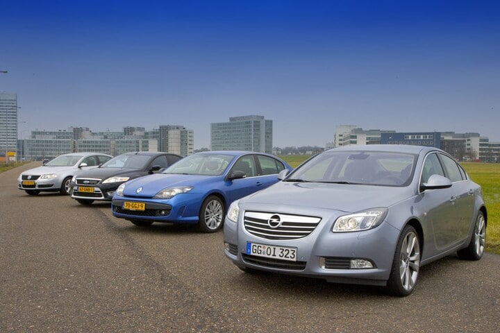Opel InsigniaFord Mondeo-Renault Laguna-Volkswage