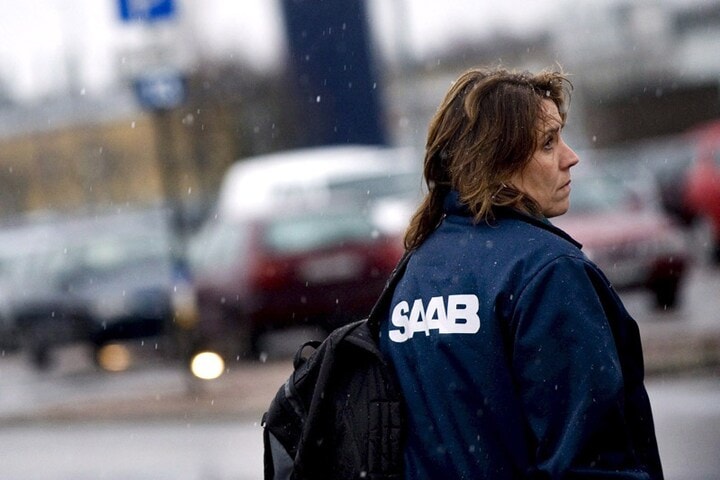 Saab-medewerker in Trollhättan | Foto: ANP/EPA