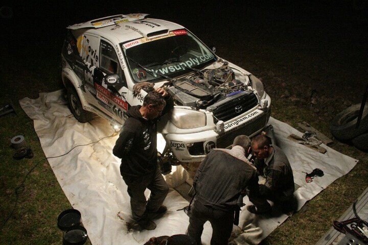 Dakar 2009 - One night in Bivouac