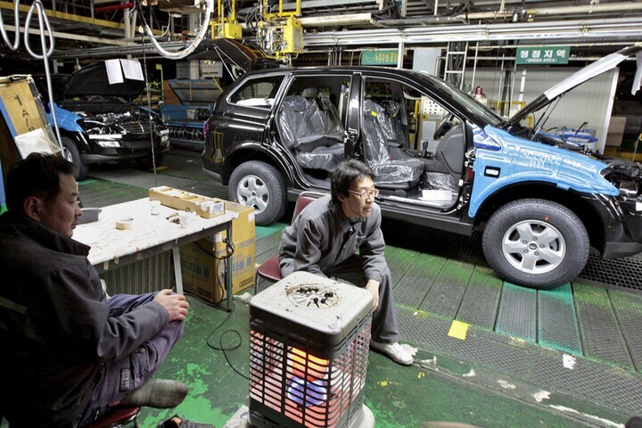 SsangYong-fabriek Pyeongtaek | Foto: ANP/AFP