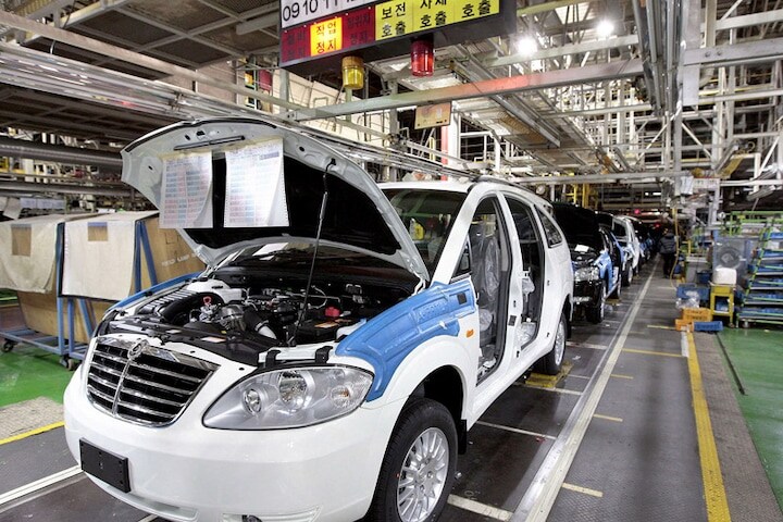 SsangYong-fabriek Pyeongtaek | Foto: ANP/AFP