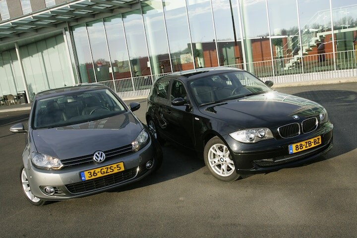 VW Golf 1.4 TSI 160 pk DSG  BMW 118i