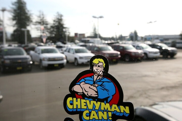 Chevrolet-dealer in Amerika | Foto: ANP/AFP