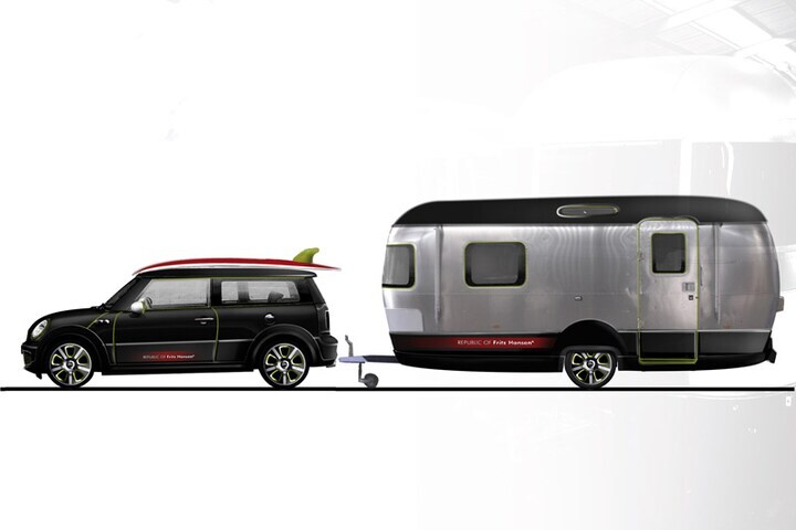 Mini Clubman met Airstream by Republic of Fritz Ha