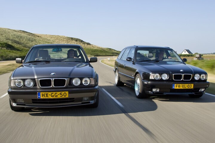 Tweemaal BMW 540i