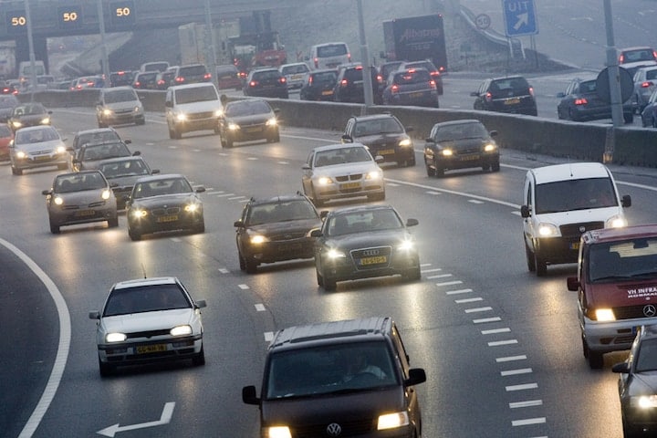 A20 bij Rotterdam (foto: ANP)
