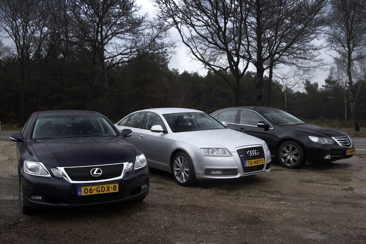 Honda Legend 3.7 V6 - Audi A6 3.0 TFSI  Lexus GS 