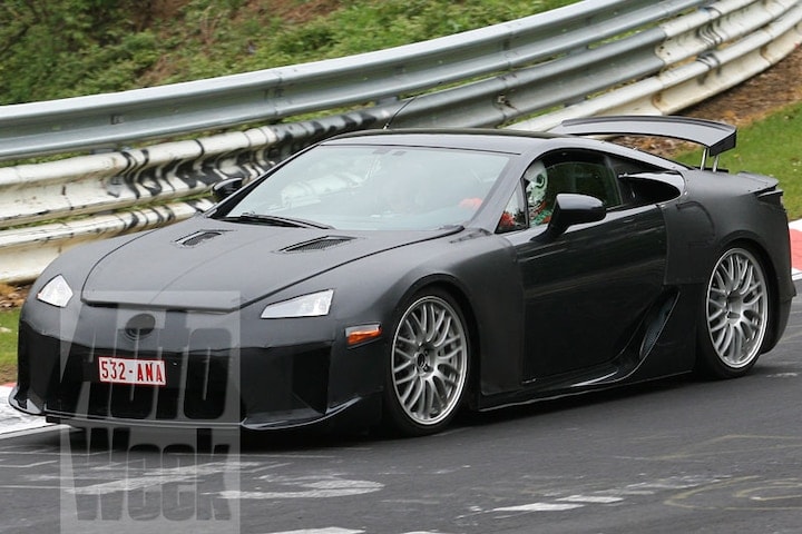 Lexus LF-A op de Nürburgring