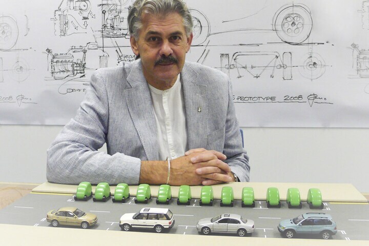 Gordon Murray bij de T25 | Foto: Jeroen Booij
