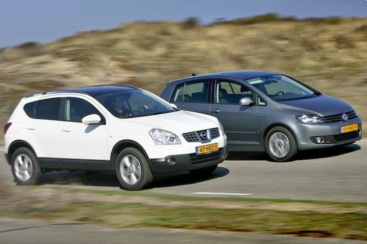 Nissan Qashqai vs Volkswagen Golf Plus