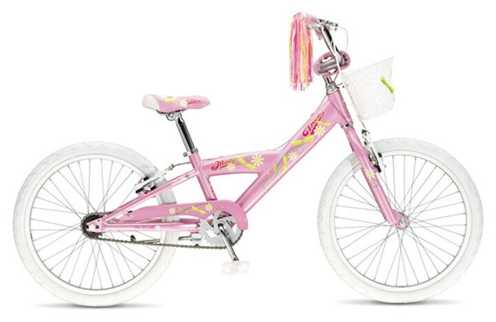 Roze kinderfiets