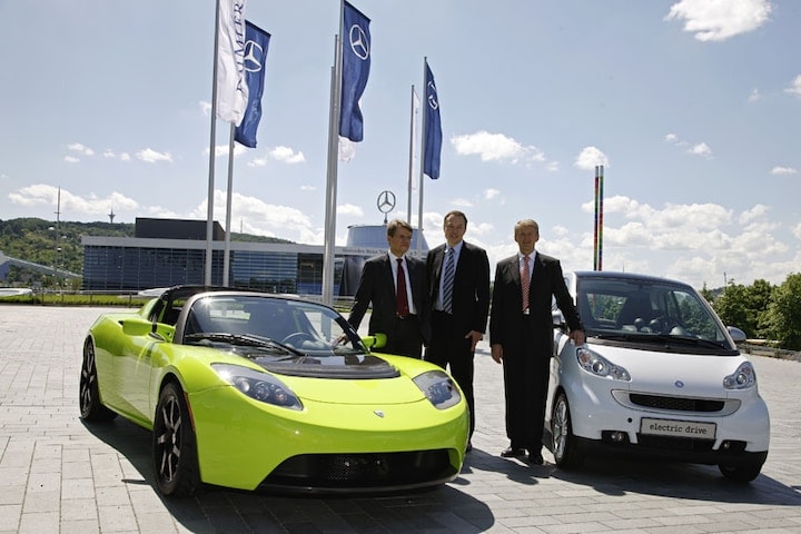 Samenwerking Daimler en Tesla Motors