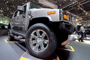 Hummer op autosalon van Genève | Foto: ANP/EPA