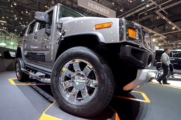 Hummer op autosalon van Genève | Foto: ANP/EPA