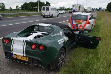 Elektrische Lotus Elise krijgt bekeuring
