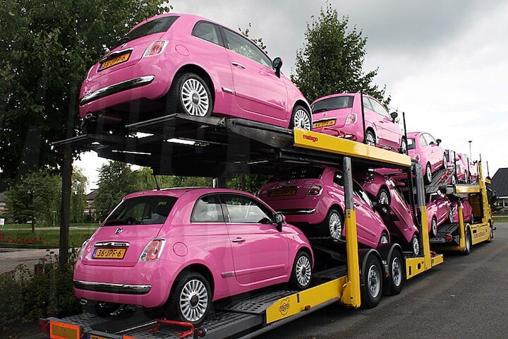 Fiat 500 Rosa | Foto: F.H.Dulon Barre