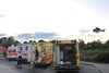 Kettingbotsing op A2 bij Hannover (foto: ANP)
