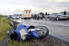 Kettingbotsing op A2 bij Hannover (foto: ANP)