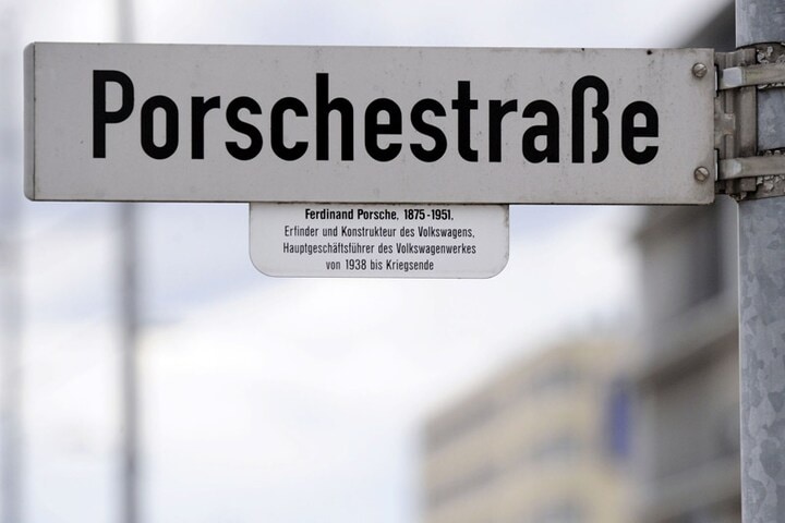 Porschestrasse in Wolfsburg | Foto: ANP/AFP