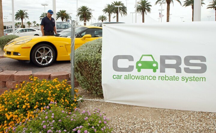 Cash for Clunkers bij dealer in Nevada | Foto: ANP