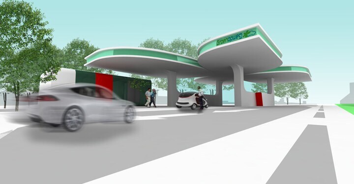 GroenOpWeg tankstation