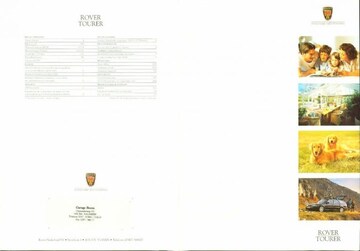 Brochures Rover Tourer - Folders