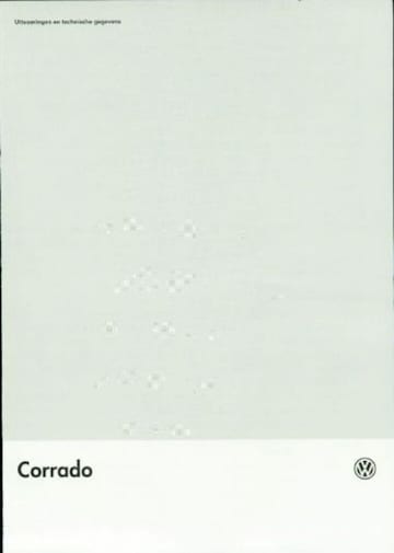 Brochure Volkswagen Corrado