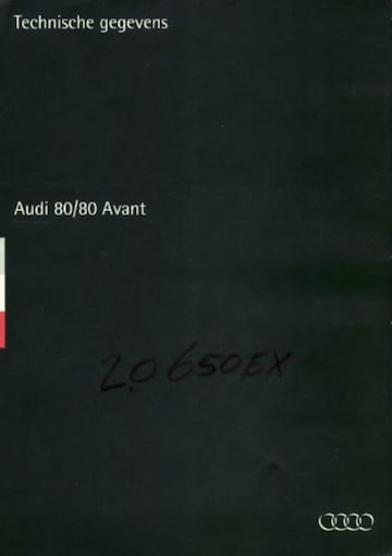 Brochure Audi 80