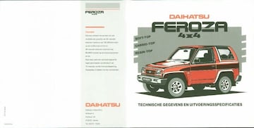 Brochure Daihatsu Feroza