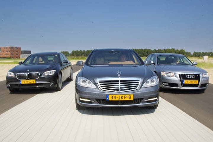 Mercedes S 400 Hybrid-BMW 730d-Audi A8 2.8 FSI