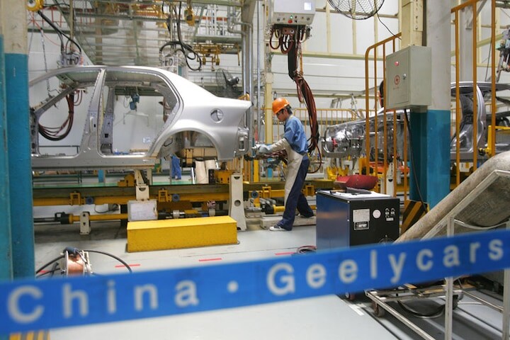 Geely fabriek in Zhejiang | Foto: ANP/AFP