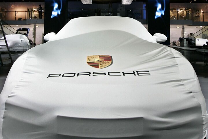 Porsche-stand Frankfurt 2009 | Foto: ANP/AFP