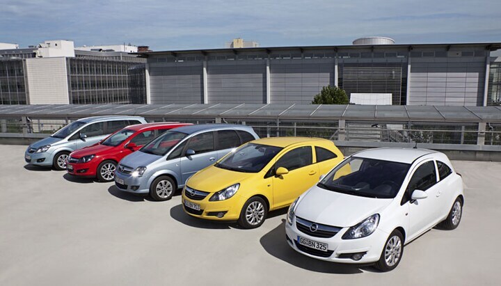 Opel aardgasversies