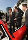Arnold Schwarzenegger bij Audi eTron