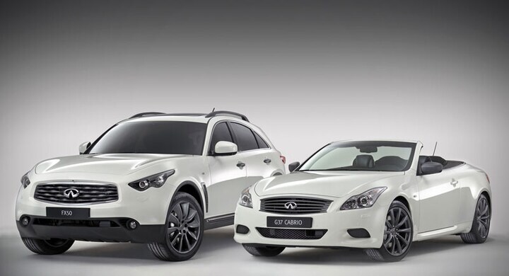 Infiniti G37 cabrio en FX Miljonair Fair editie