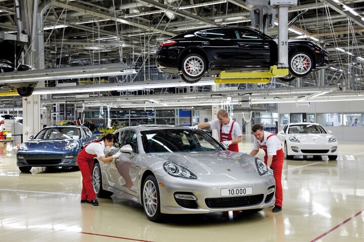 Productie tienduizendste Porsche Panamera