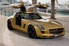 Mercedes SLS AMG Desert Gold 