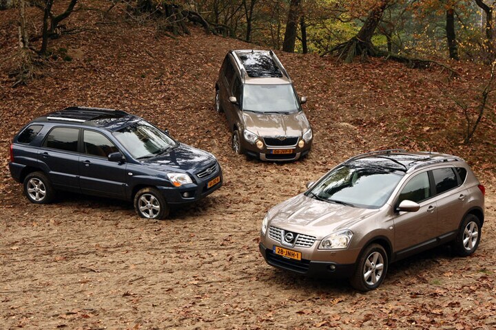 Kia Sportage-Skoda Yeti-Nissan Qashqai