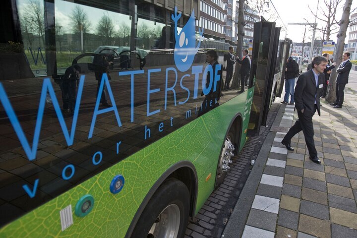 Waterstofbus in Den Haag | Foto: ANP