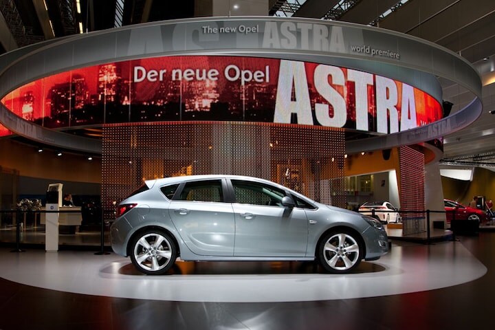Opel-stand in Frankfurt