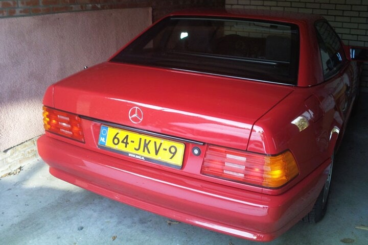 De Mercedes SL van Bas van Putten
